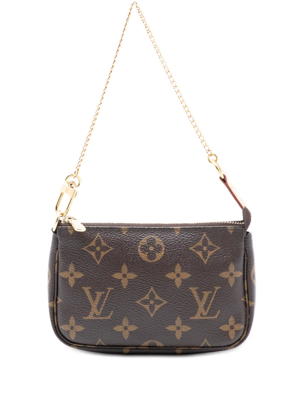 Louis Vuitton Pre-Owned 2021 Monogram Mini Pochette Accessoires handbag - Braun