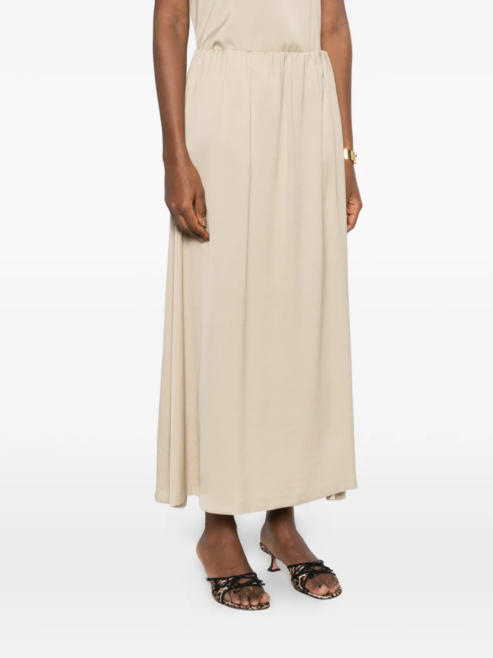 Drykorn Midi-plooirok Beige