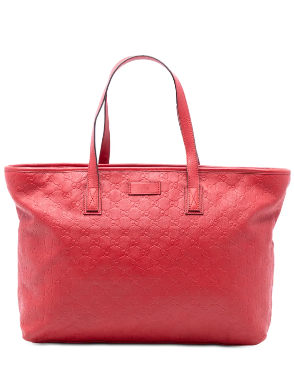 Gucci Pre-Owned 2016-2025 Large Guccissima tote bag - Rosso