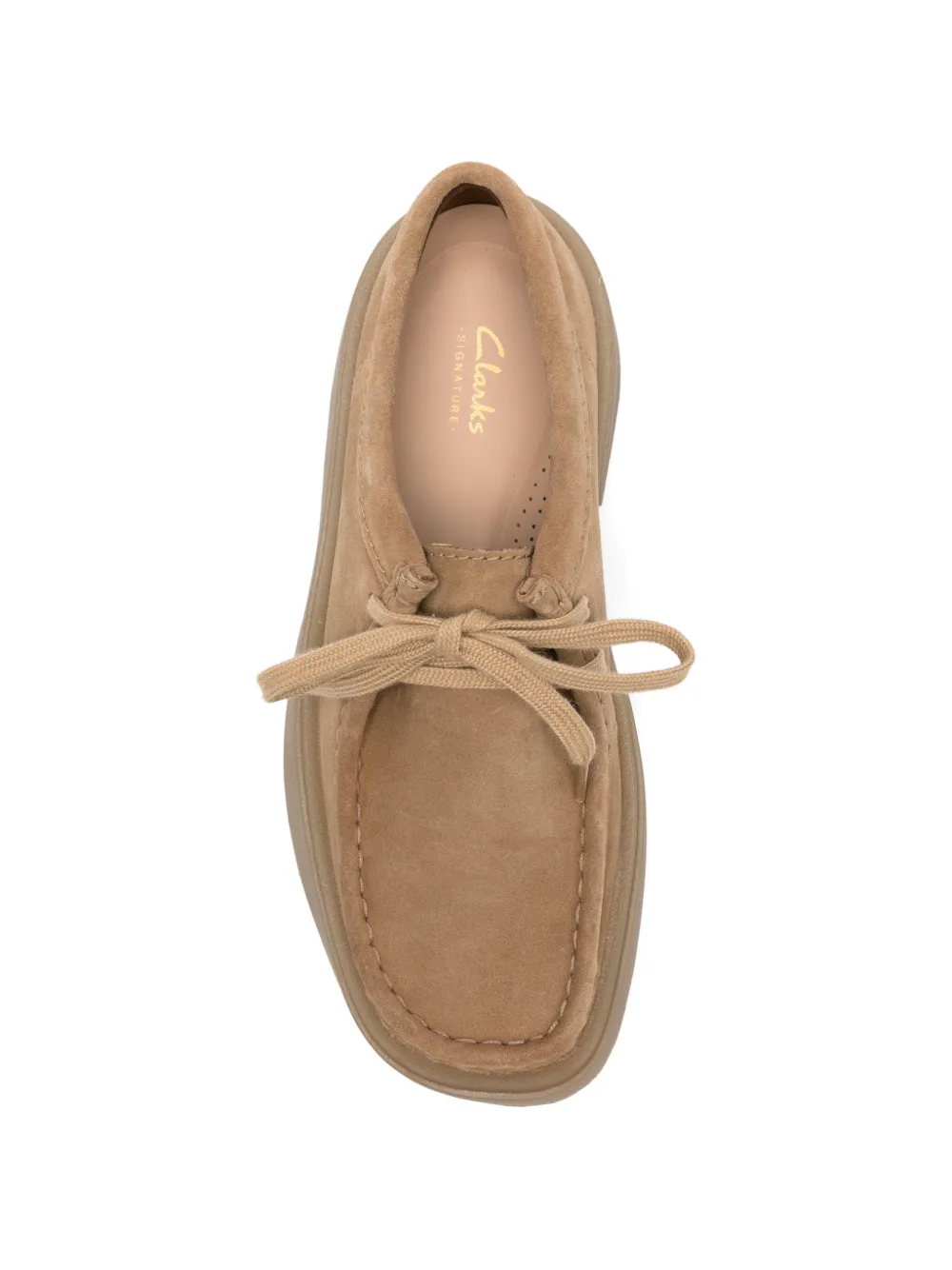 Clarks Derby schoenen Beige