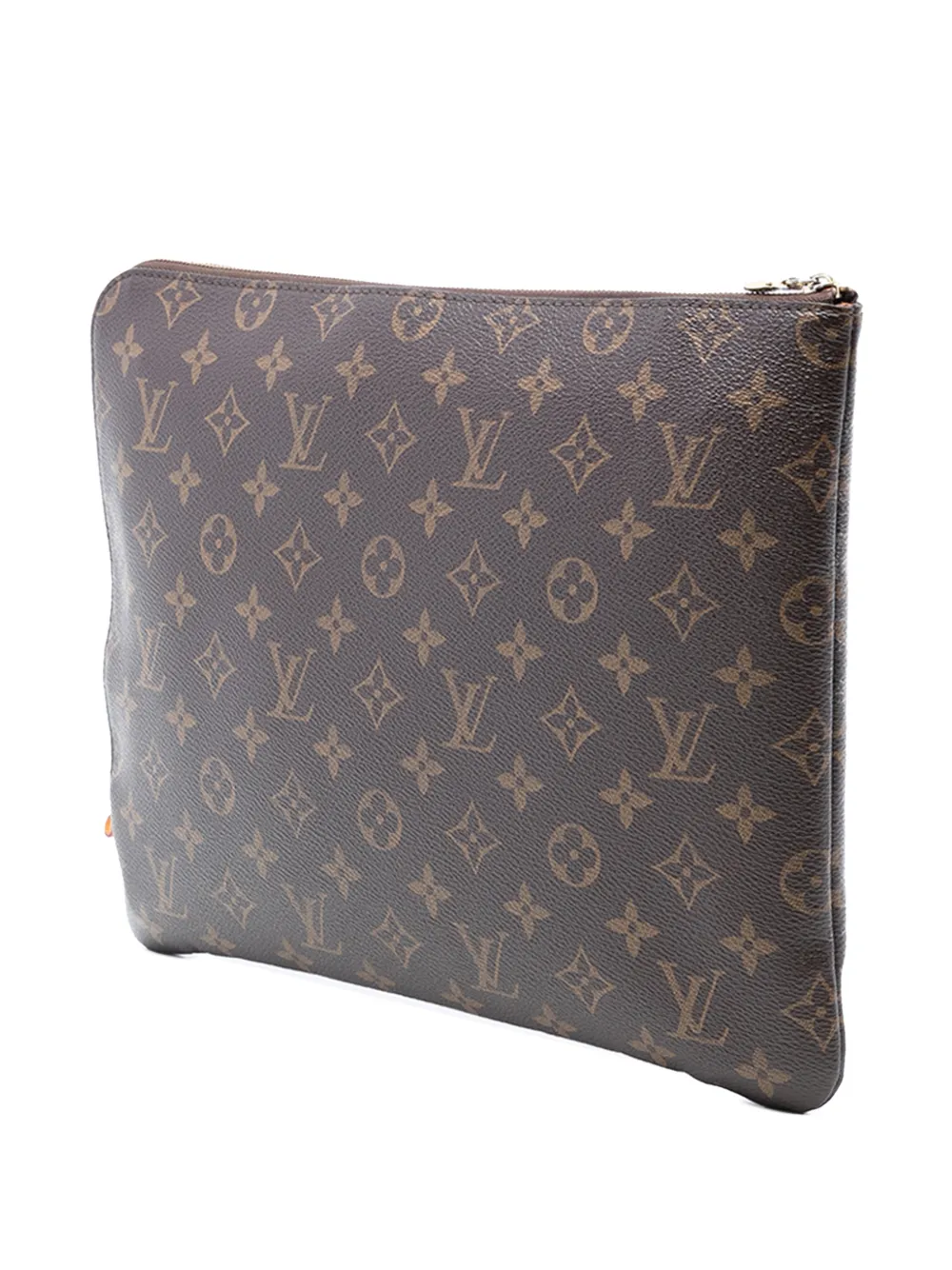  Louis Vuitton Pre-owned 2017 Monogram Etui Voyage Mm Clutch Bag - Brown 