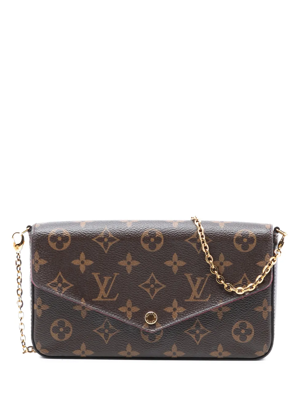 Louis Vuitton Pre-Owned 2018 Monogram Pochette Felicie crossbody bag - Marrone