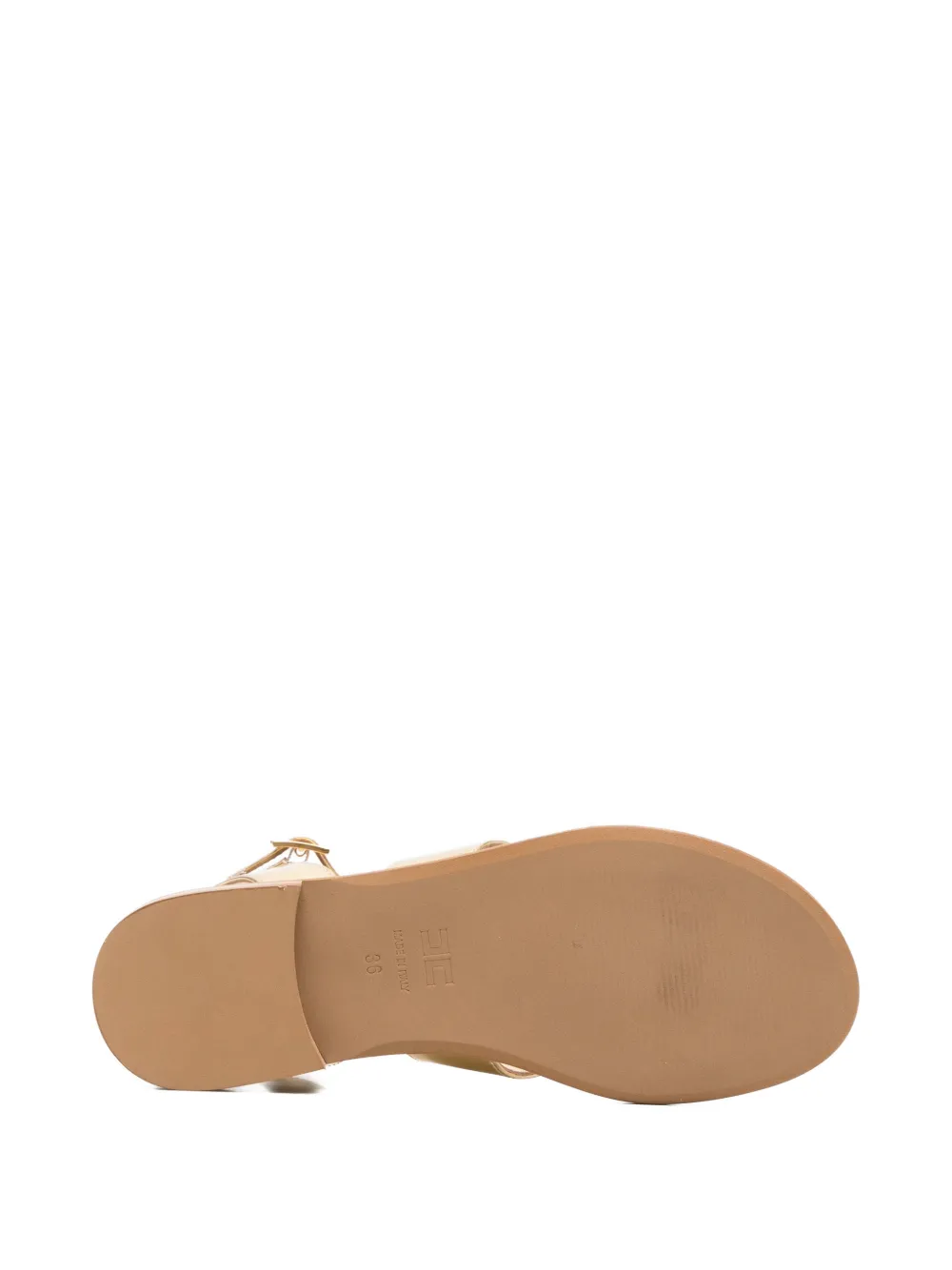 Elisabetta Franchi Kids Sandalen met gesp Goud