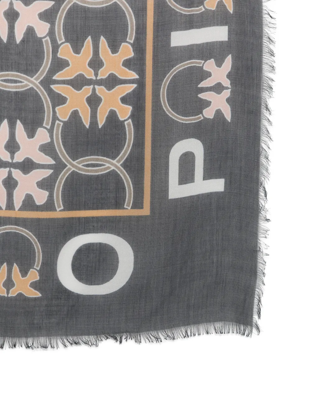 PINKO Mambo sjaal met print Zwart