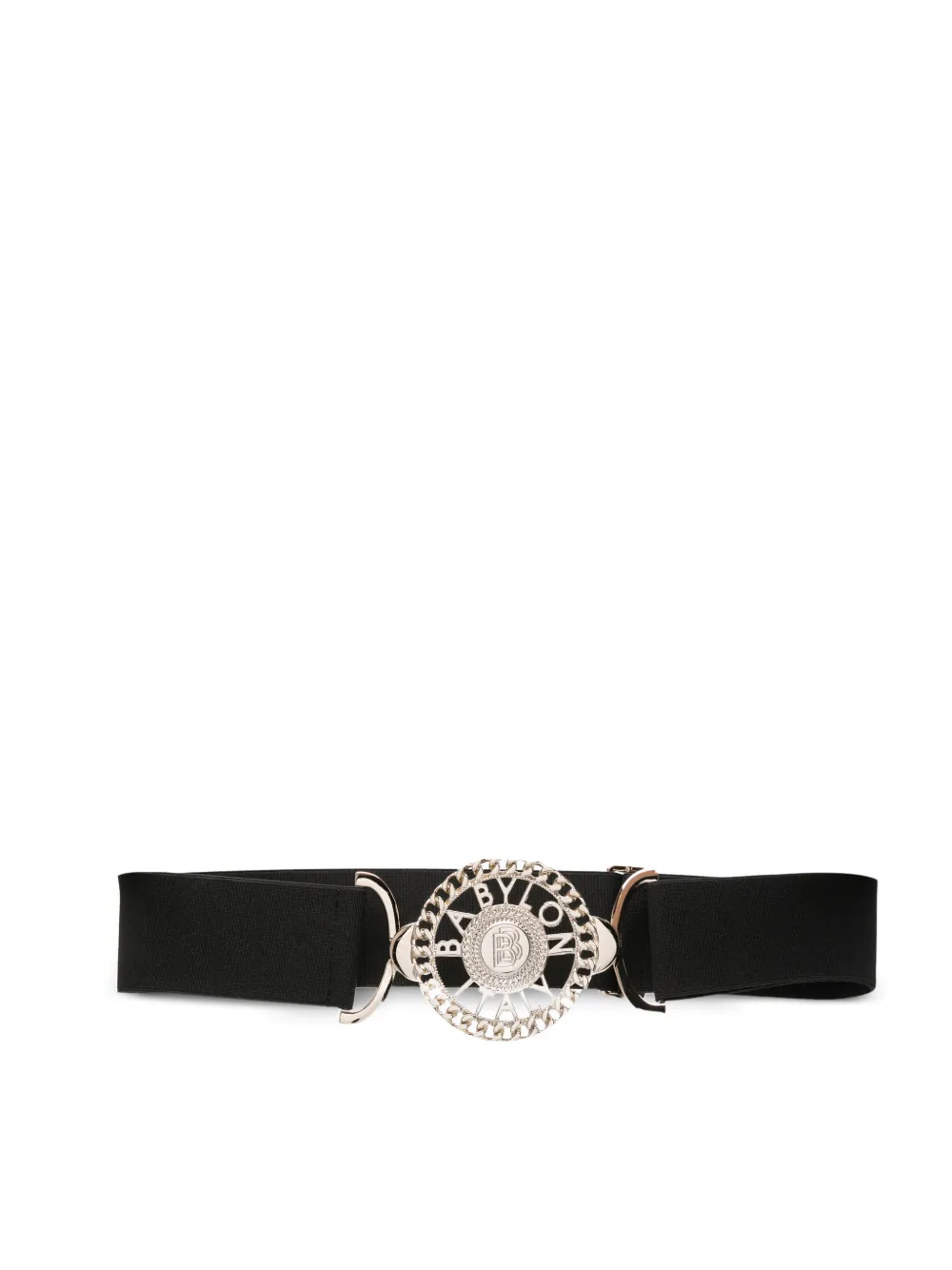 Babylone Paris logo-detail belt - Nero