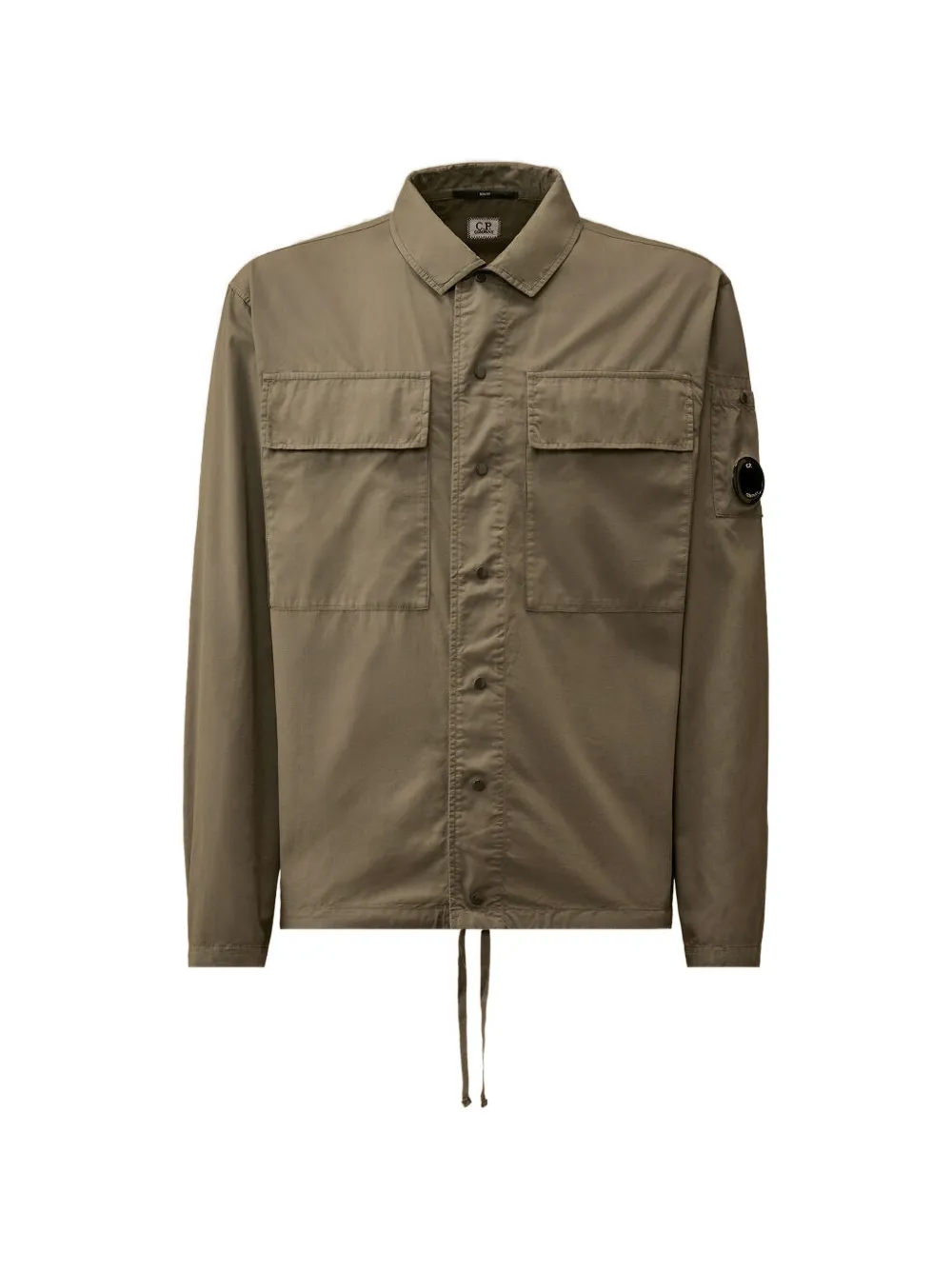 C.P. Company Cotton rip-stop boxy button Lens overshirt