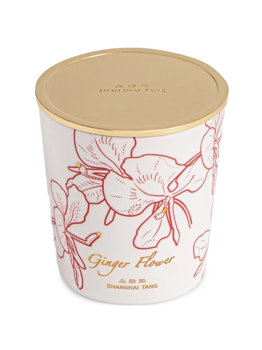 Shanghai Tang Tang Ginger flower candle - Bianco