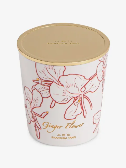 Shanghai Tang Tang Ginger Kerze mit Blumemuster