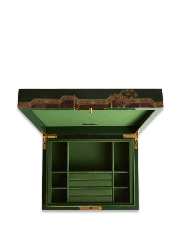 Shanghai Tang Tang Chinoiserie Jewellery Box | Green | FARFETCH HK