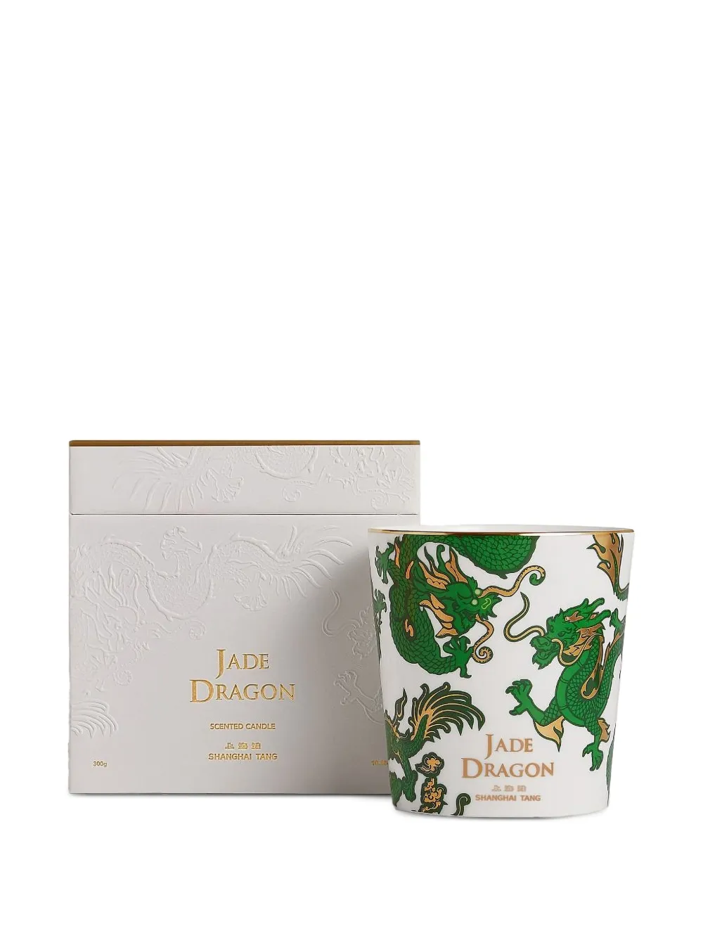  Shanghai Tang Tang Jade Dragon Candle - White 