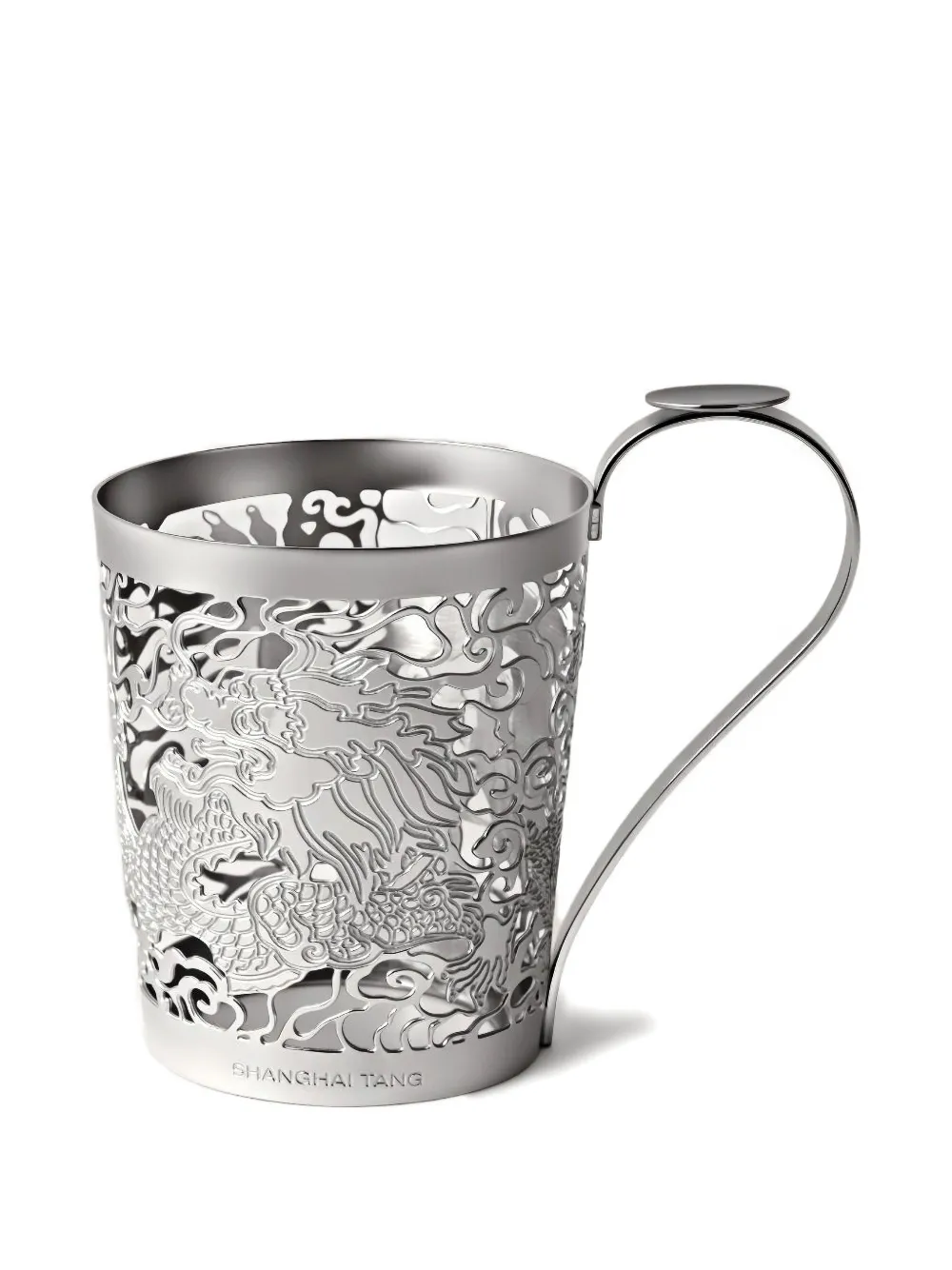 Shanghai Tang Tang Dragon pattern crystal glass (set of three) - Argento