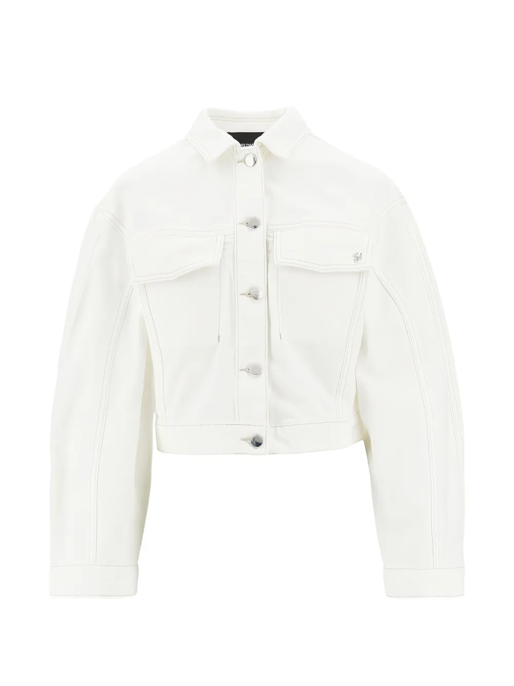 Emporio Armani cropped jacket - Bianco