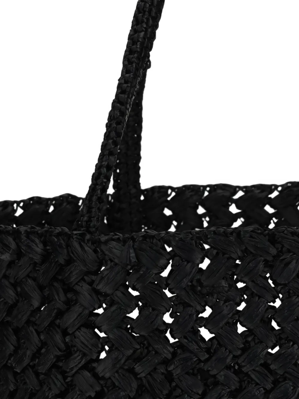  The Row Estelle Braided Tote Bag - Black 