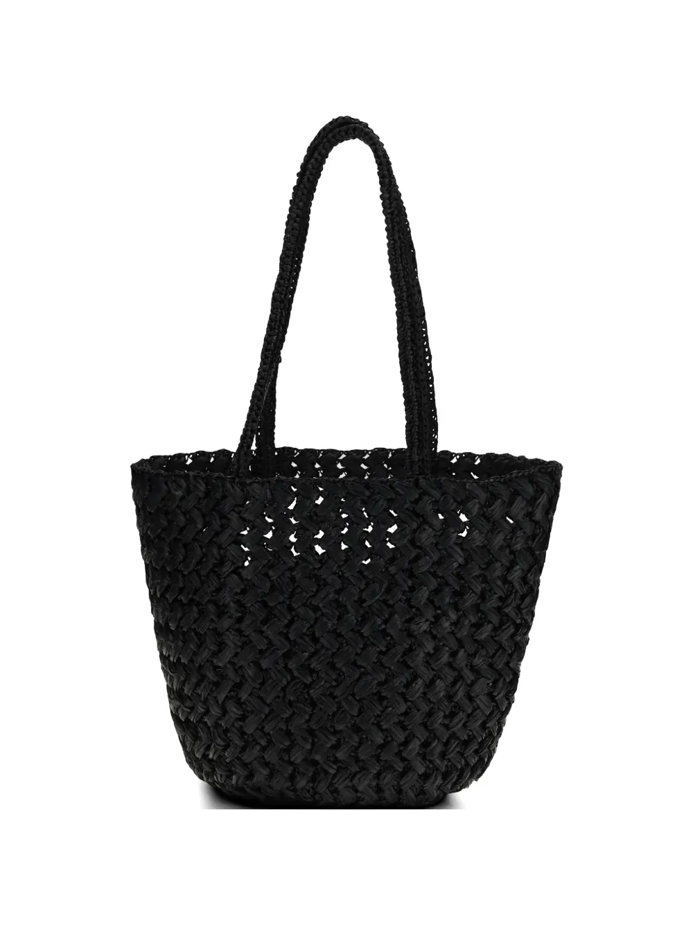 The Row Estelle braided tote bag - Nero