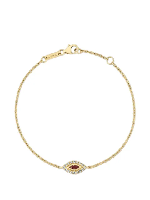 Anita Ko ruby evil eye diamond bracelet