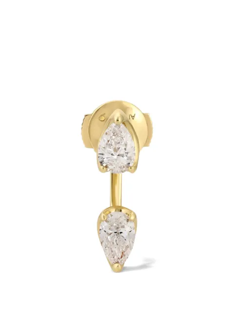 Anita Ko large pear diamond orbit earrings
