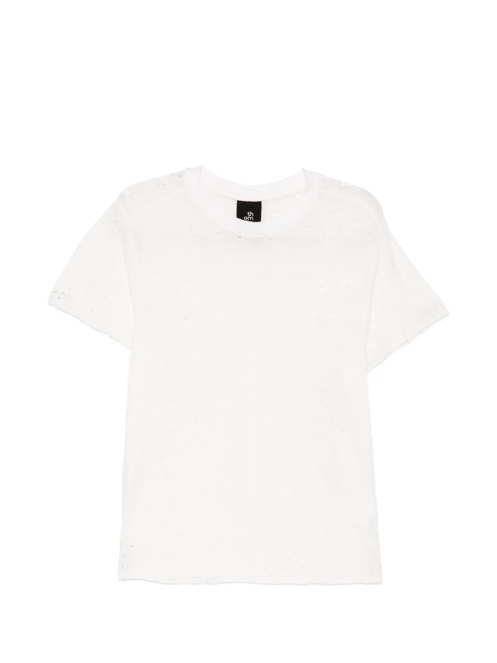Thom Krom distressed-effect T-shirt - Bianco
