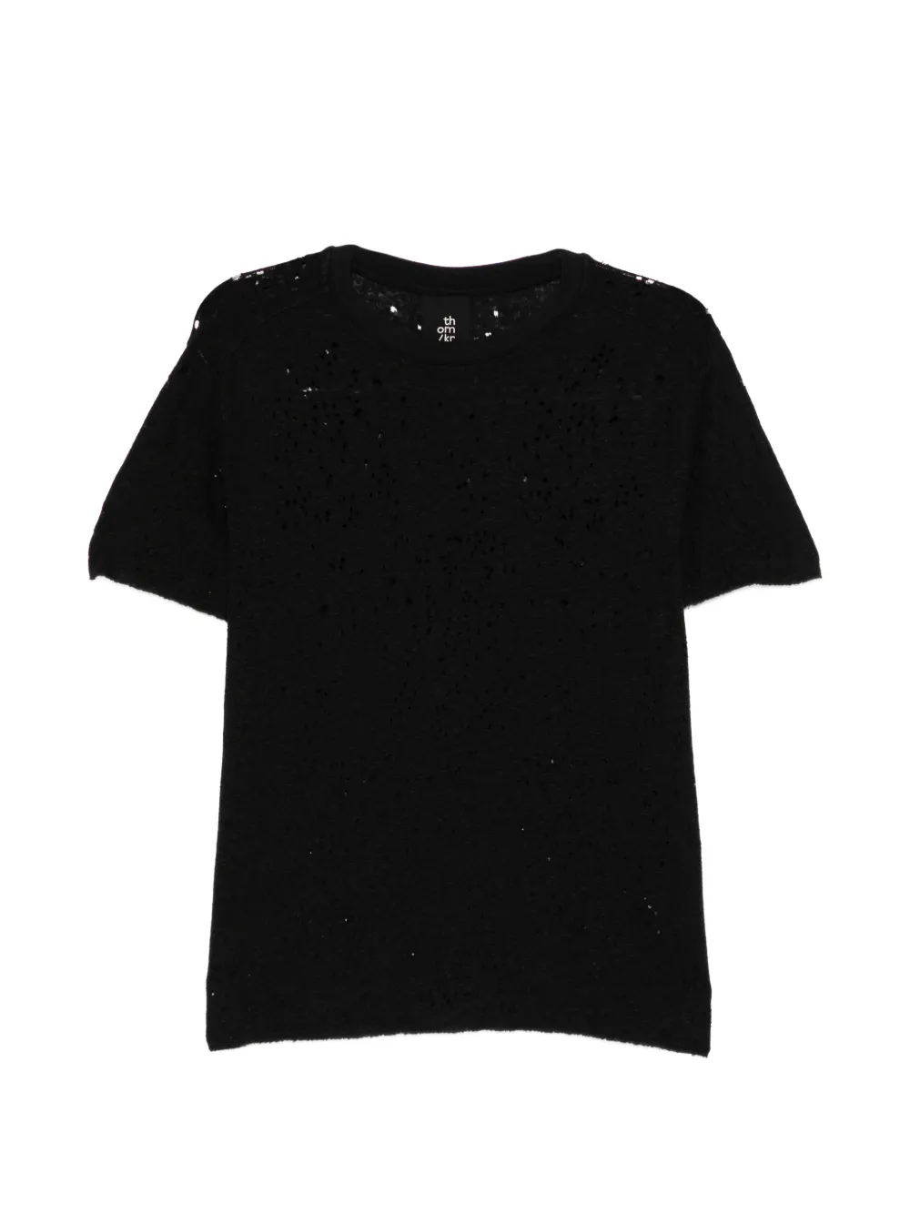Thom Krom distressed-effect T-shirt - Nero