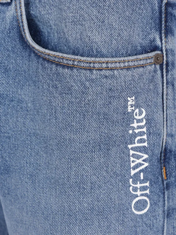 a*s様 Off-White　ジーンズ　アロー Off-White アローロゴ ジーンズ | ブルー | FARFETCH JP