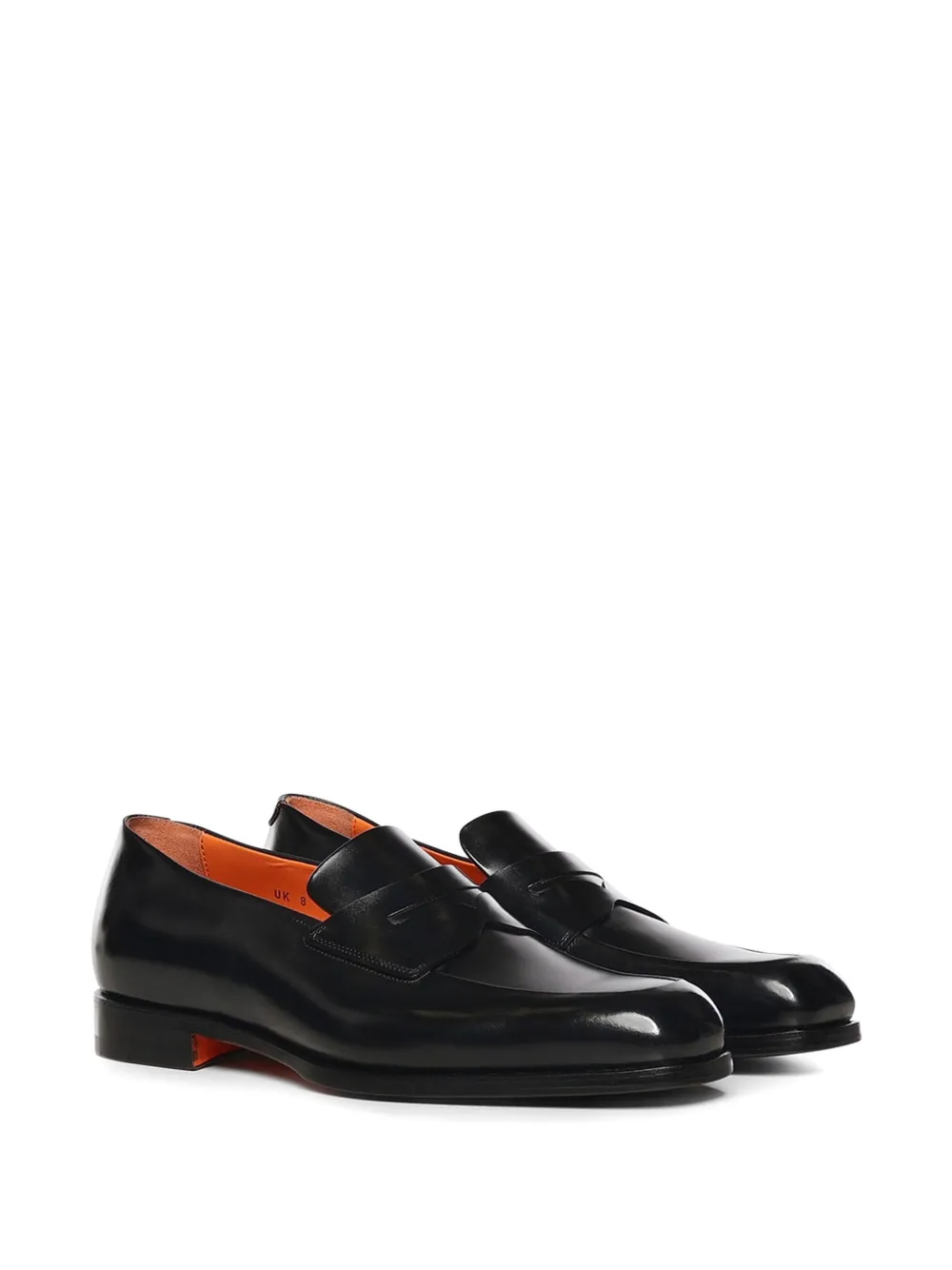 Santoni penny-strap shoes Zwart