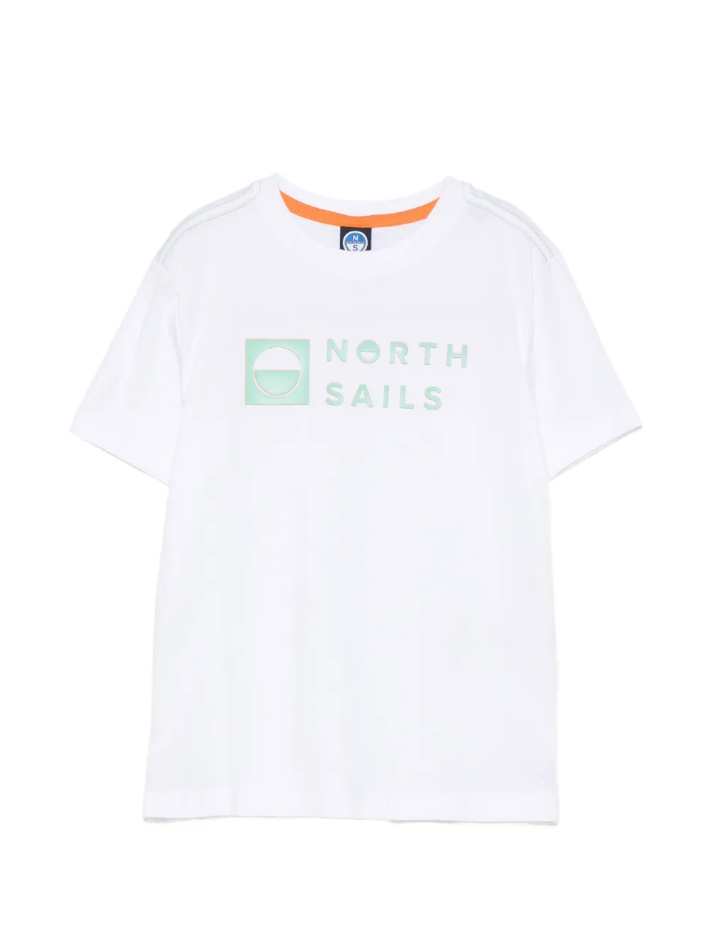 North Sails Kids logo T-shirt - Bianco