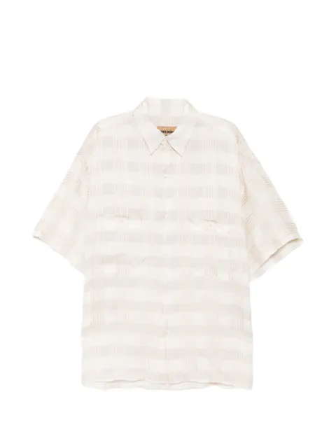 Uma Wang checked pocket shirt