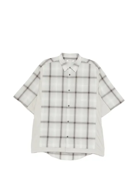 Undercover check-pattern short-sleeve shirt