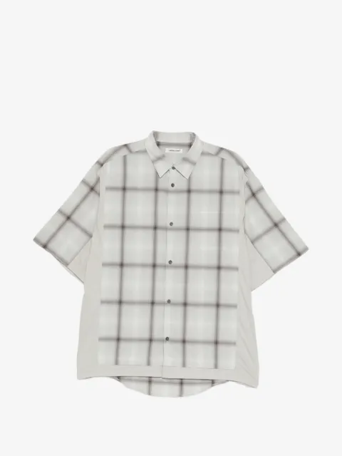 Undercover check-pattern short-sleeve shirt
