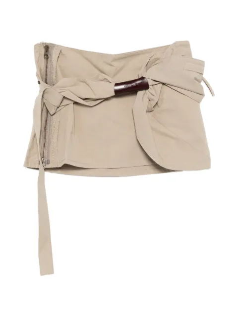 Hyein Seo knotted mini skirt