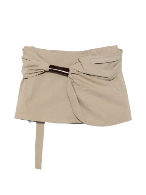Hyein Seo mini-jupe à design noué