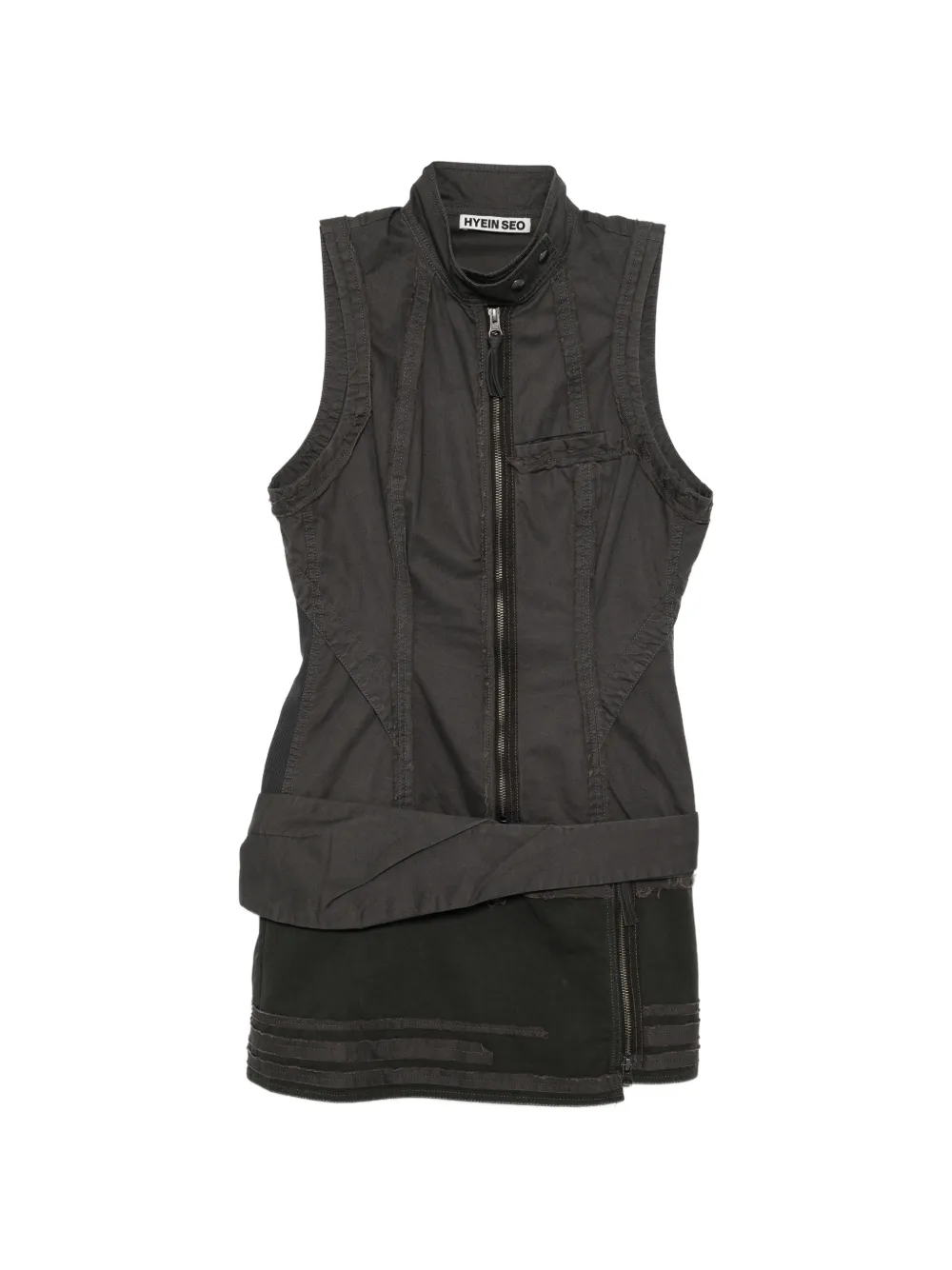 Hyein Seo Moto mini dress - Grigio