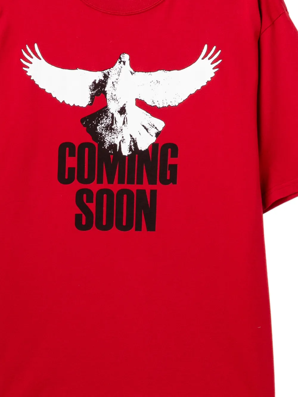 Undercover T-shirt met tekst Rood
