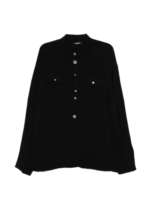 Undercover logo-patch shirt