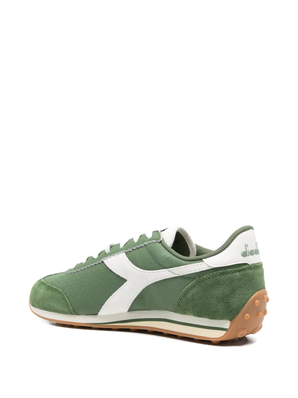 Diadora Rally Punched leather sneakers Groen