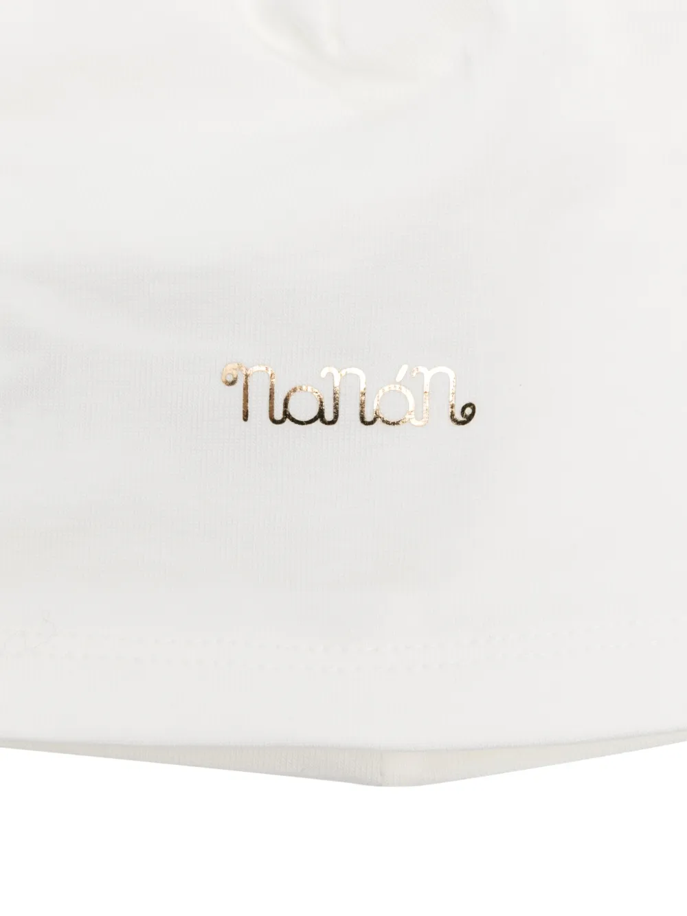  Nanan Gorro Con Logo Estampado - Neutro 