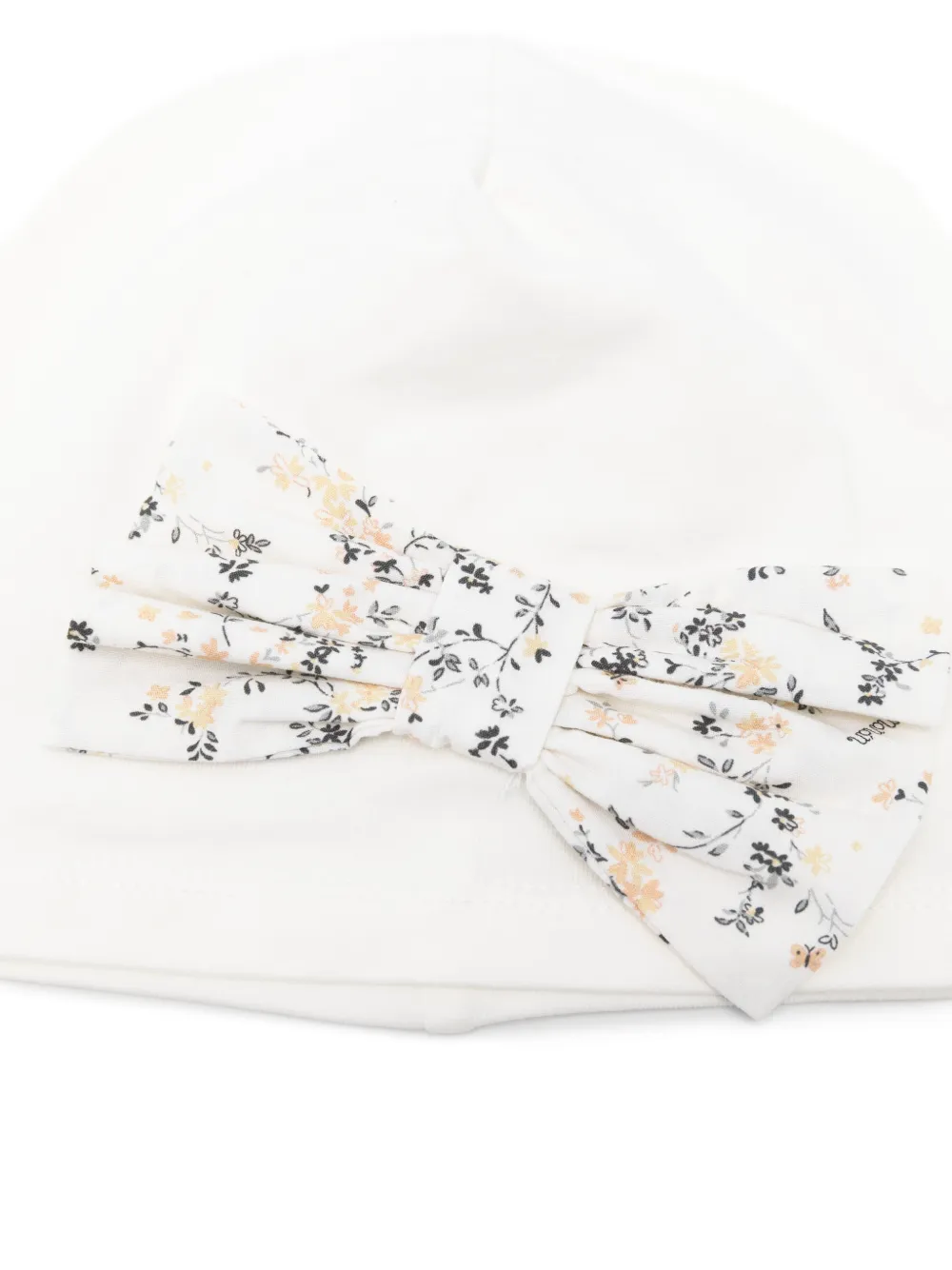  Nanan Floral Bow Hat - White 