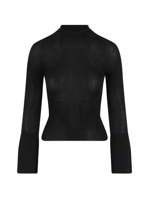 CFCL ribbed mock-neck sweater