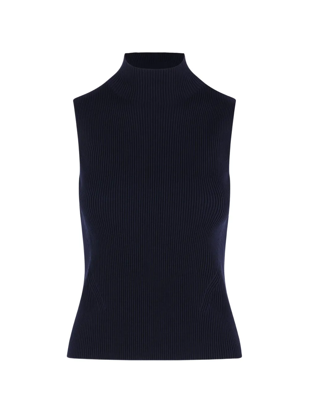 CFCL ribbed high-neck top - Blu