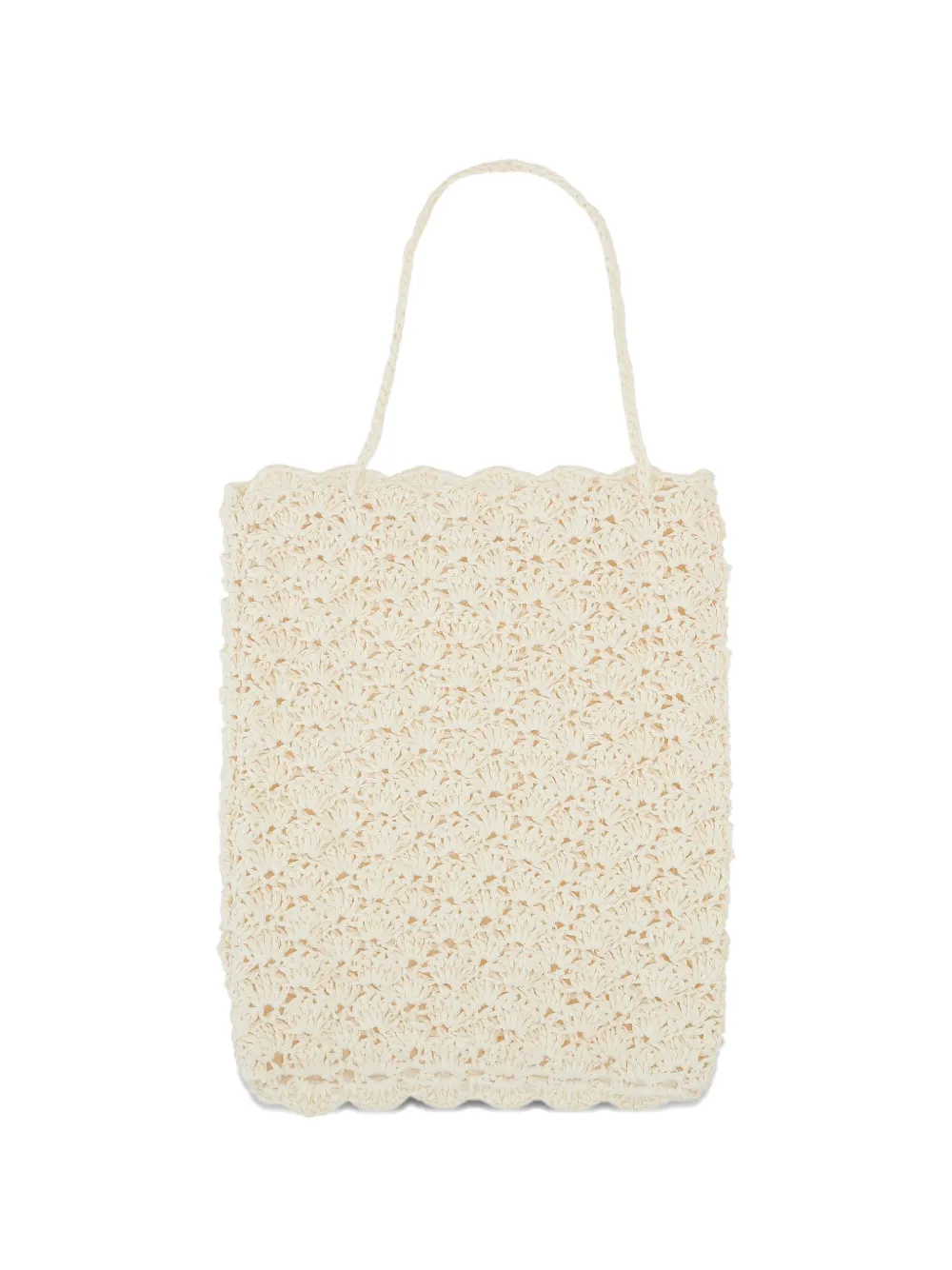 Niccolò Pasqualetti crocheted-design tote bag - Toni neutri