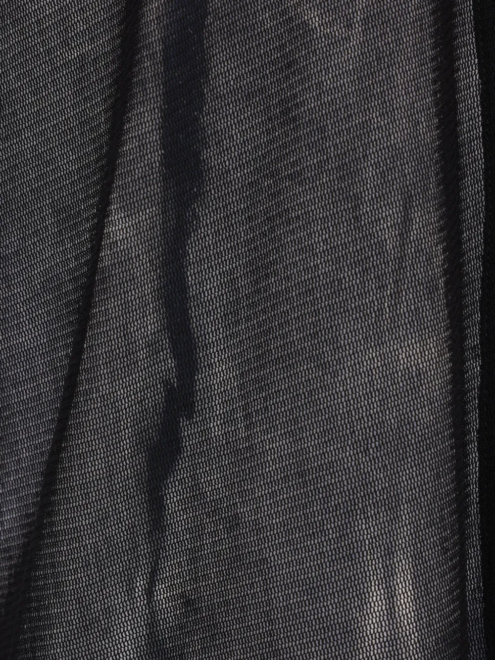  Yehuafan Frayed Top - Black 