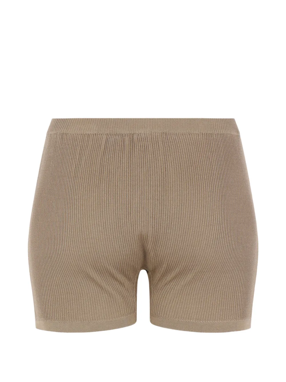  Niccolò Pasqualetti Ribbed Shorts - Neutrals 