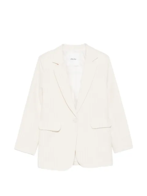 Miss Grant Kids blazer con estampado de rayas diplomáticas