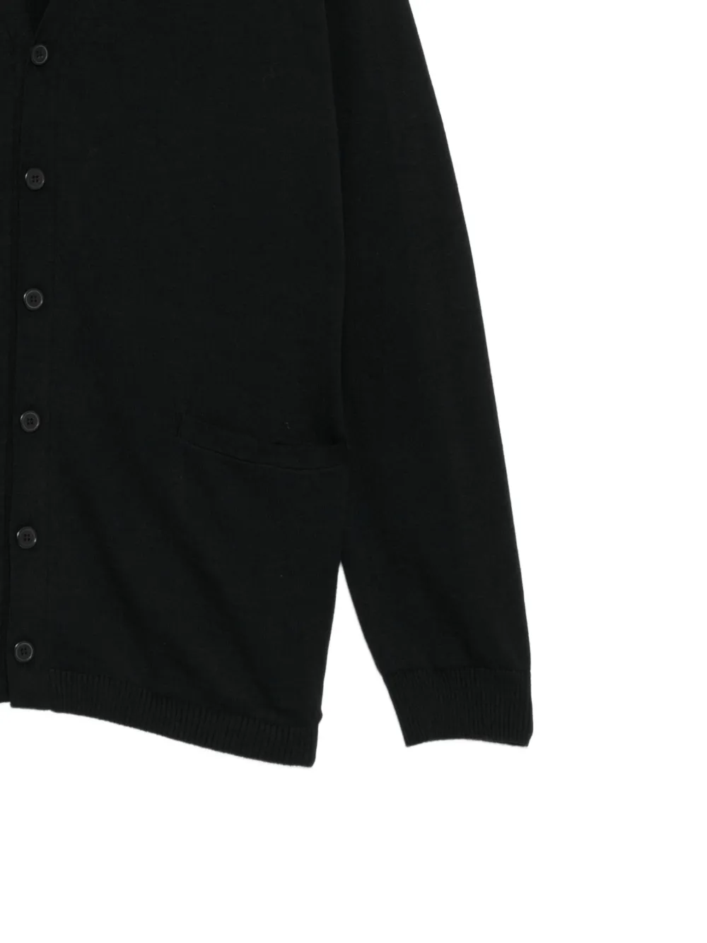 Y's Button-up vest met V-hals Zwart