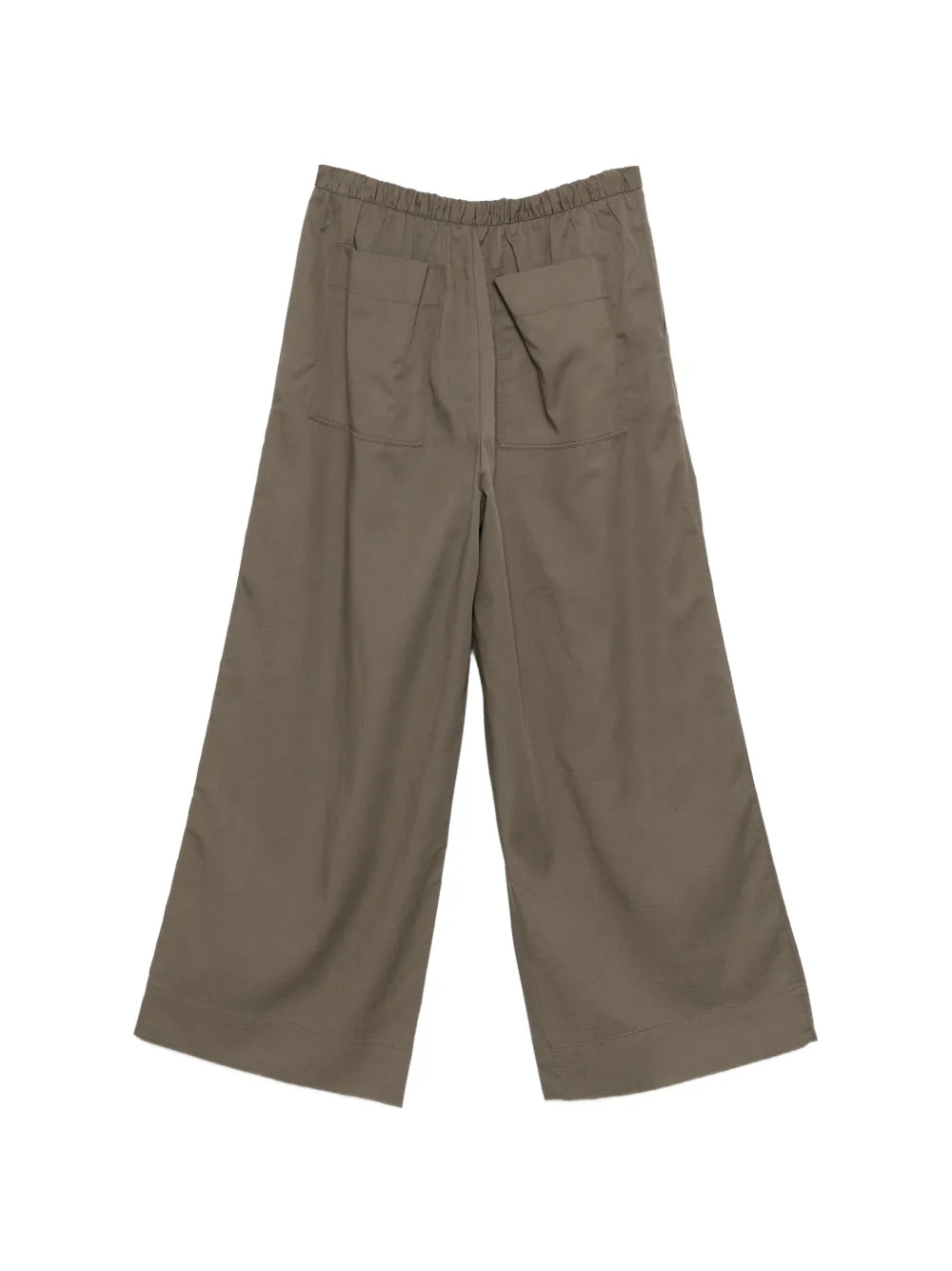 Drawstring Pleated Palazzo Pants