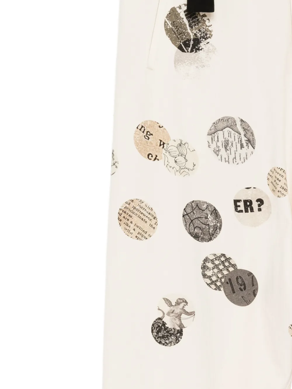 Y's Broek met print Beige