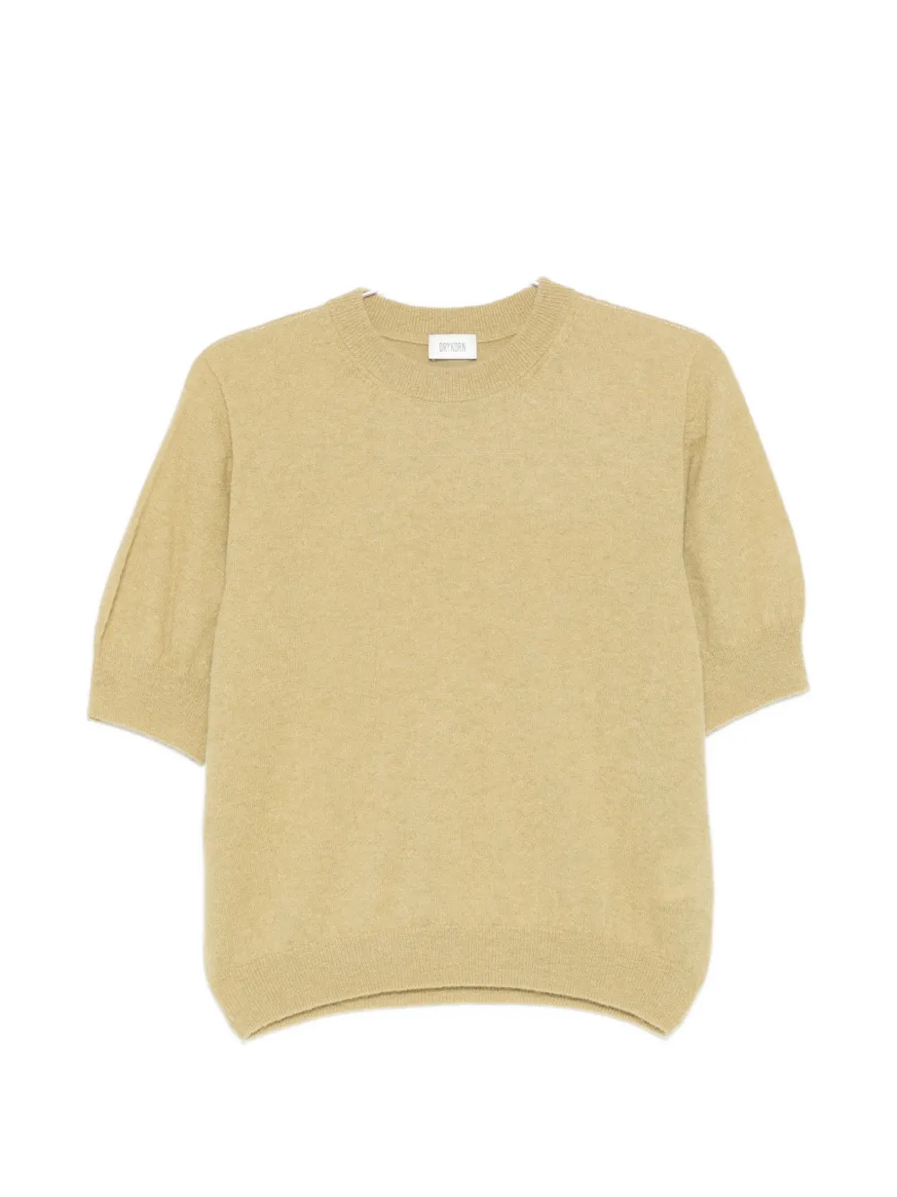 Drykorn Sanidy Puff-sleeve Top In Yellow