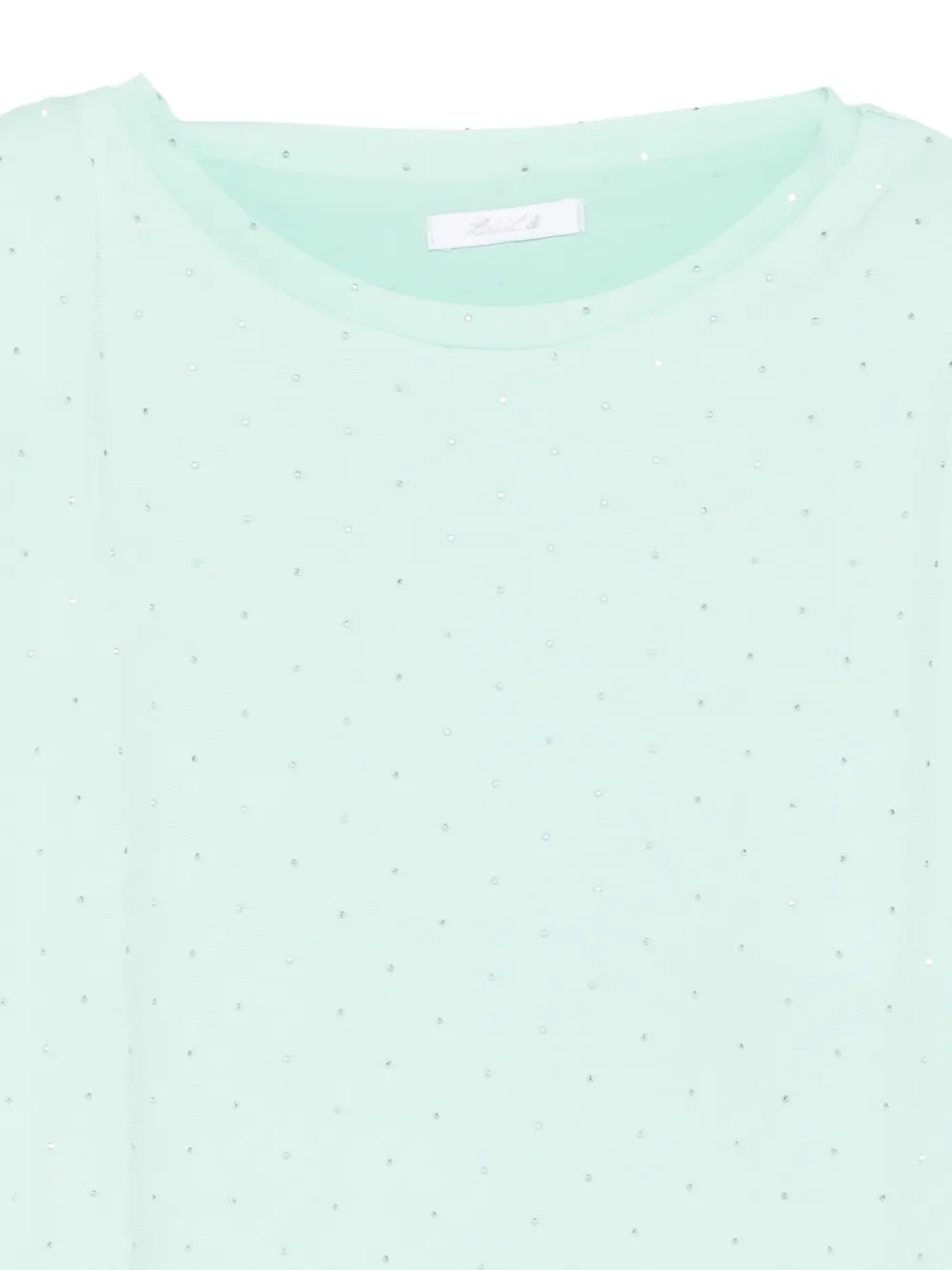 Miss Grant Kids T-shirt verfraaid met kristallen Groen