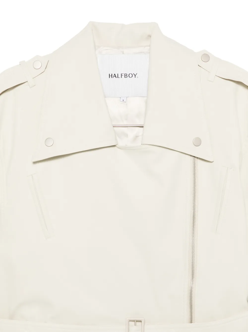  Halfboy Chiodo Belted Trench Coat - Neutrals 