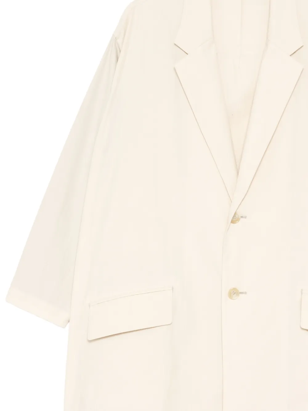  Y's Broad Big Jacket - Neutrals 