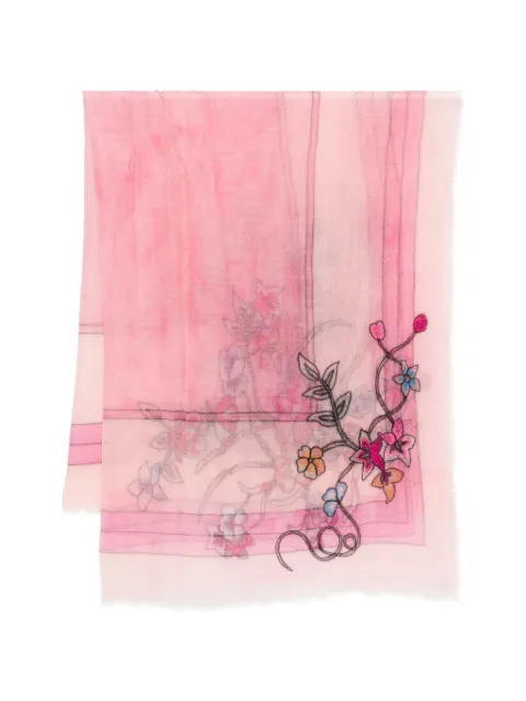 Faliero Sarti Chanty embroidered scarf